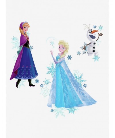 Disney Frozen Anna, Elsa, And Olaf Peel And Stick Giant Wall Decals $6.77 Decals