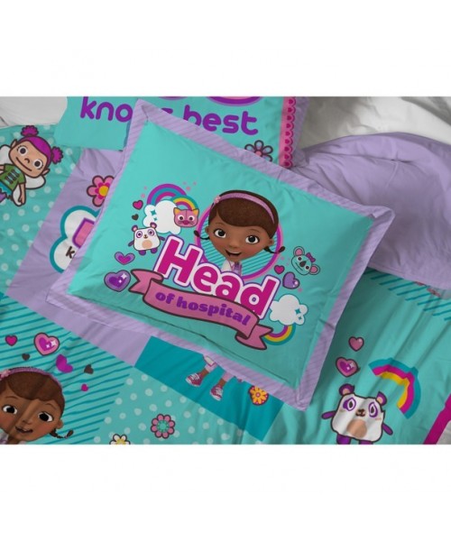 Doc McStuffins Comfortable Bedding Set for Kids - Twin/Full Sizes