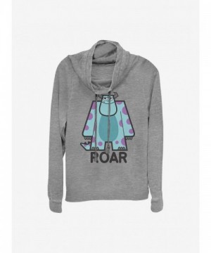 Disney Pixar Monsters University Grey Cowl Neck Sweatshirt for Girls
