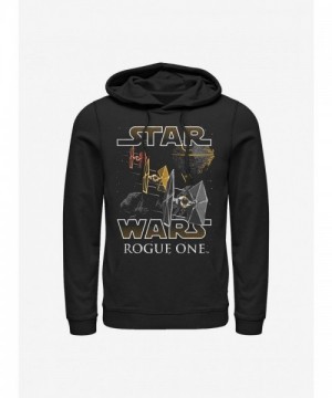 Star Wars Rogue One Unisex Hoodie - Black Cotton Blend