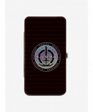 Marvel Wandavision Logo Hinge Wallet, Vegan Leather & Stainless Steel, Unisex