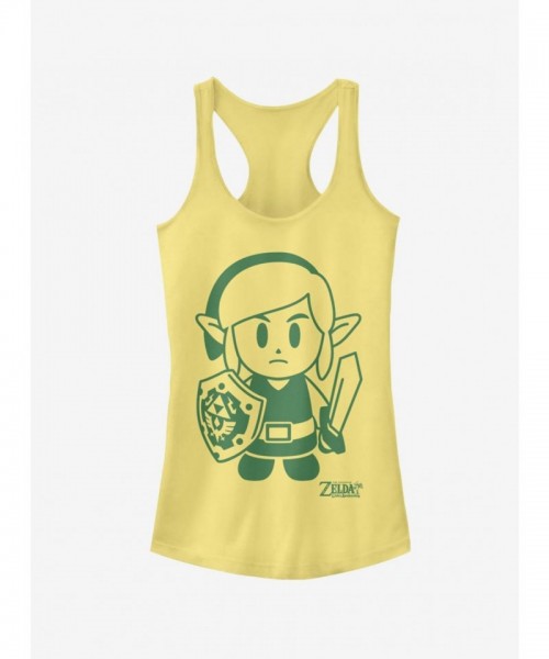 Nintendo Zelda Link's Awakening Yellow Avatar Outline for Girls