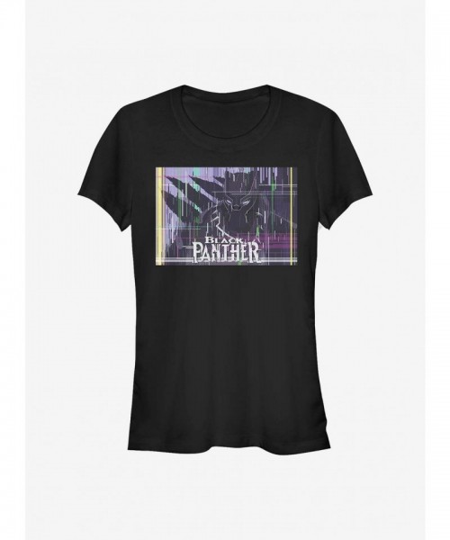 Marvel Black Panther Graphic T-Shirt for Girls - Black