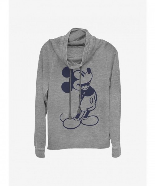 Disney Grey Classic Cowl Neck Sweatshirt for Girls