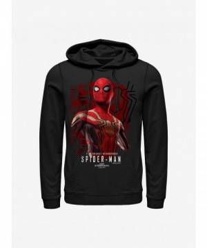 Marvel's Comfortable Spider-Man Hero Men's Hoodie - Black