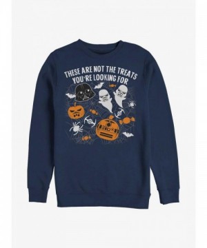 Star Wars Inspired Sweatshirt - "These Are Not The Treats" - Blue Men's
