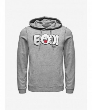 Super Mario Boo Grey Hoodie for Men