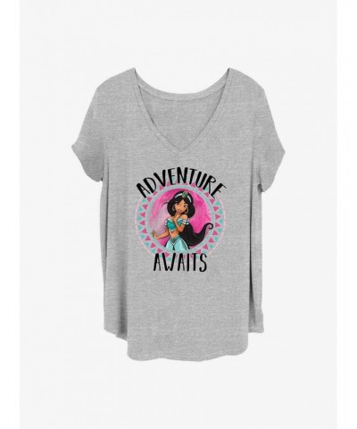 Disney Aladdin Jasmine Adventure Girls T-Shirt Plus Size $12.14 T-Shirts