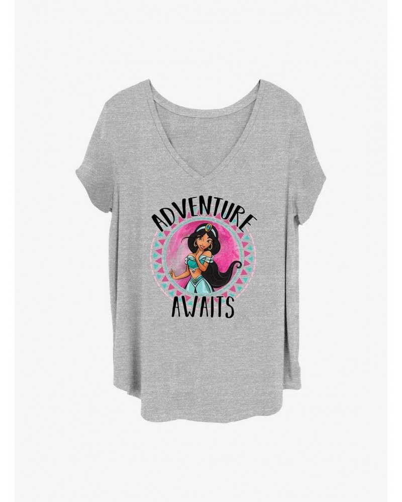 Disney Aladdin Jasmine Adventure Girls T-Shirt Plus Size $12.14 T-Shirts