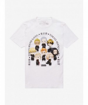 Tokyo Revengers Chibi Crew Neck T-Shirt - Unisex Cotton Tee