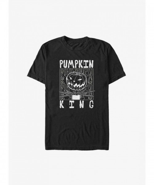 Disney Big & Tall Pumpkin King Jack Graphic T-Shirt - Black