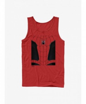 Marvel No Way Home Spider-Man Red Spider Suit Men's Tank Top