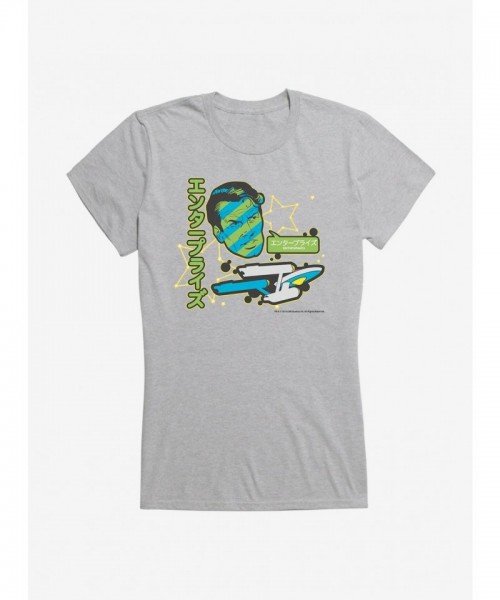 Star Trek Original Series Starship Girls T-Shirt in Junior Sizes