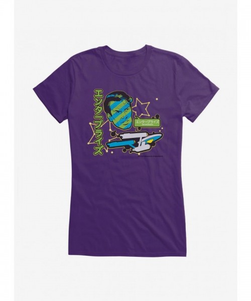 Star Trek Original Series Starship Girls T-Shirt in Junior Sizes