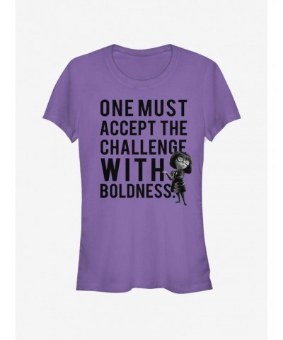 Disney Pixar The Incredibles With Boldness Girls T-Shirt $8.22 T-Shirts