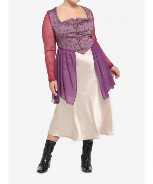 Her Universe Plus Size Sarah Peplum Long-Sleeve Top for Girls