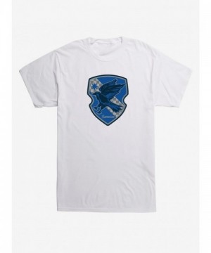 Harry Potter Ravenclaw Checkered Shield Shirt - Lightweight Cotton Men's T-Shirt