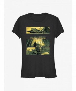 Bo-Katan's Castle on Kalevala Star Wars The Mandalorian Girls T-Shirt - Junior Size