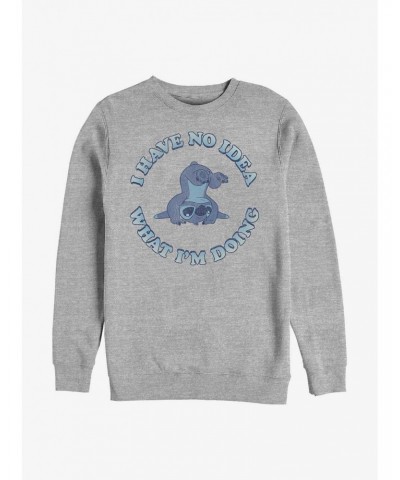 Disney Lilo & Stitch No Idea Crew Sweatshirt $14.39 Sweatshirts