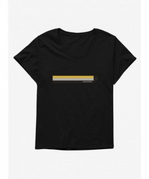 Harry Potter Hufflepuff Stripe Plus Size T-Shirt for Girls