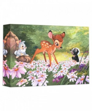 Bambi and Thumper Meet Flower Giclée Canvas by Michelle St. Laurent
