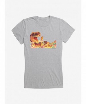 Jurassic World T-Rex Lightweight Cotton T-Shirt for Girls