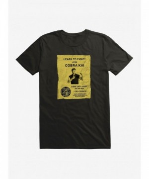 Cobra Kai Fighting Poster T-Shirt for Men