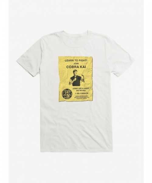 Cobra Kai Fighting Poster T-Shirt for Men