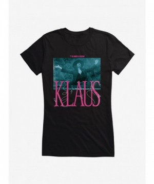 Umbrella Academy Klaus Pink Font Junior Girls T-Shirt