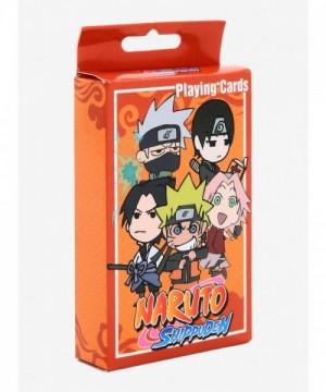Naruto Shippuden Chibi Character Playing Cards for Fun Gaming Sessions
