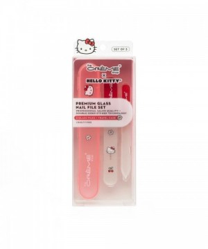 Hello Kitty x The Crème Shop Premium Red Glass Nail File Set for Women
