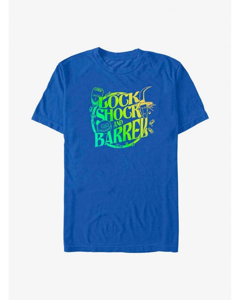 Disney The Nightmare Before Christmas Lock Shock and Barrel T-Shirt $7.41 T-Shirts