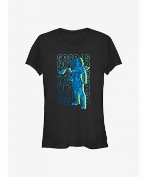 Marvel Ms. Marvel Do Good Stack Junior T-Shirt - Black