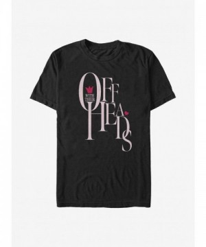 Disney Alice in Wonderland "Off With Their Heads" Unisex Cotton T-Shirt - Black
