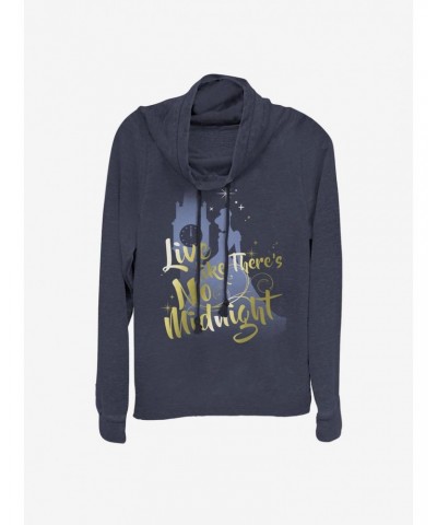 Disney Cinderella Classic Live Like There's No Midnight Cowlneck Long-Sleeve Girls Top $21.10 Tops