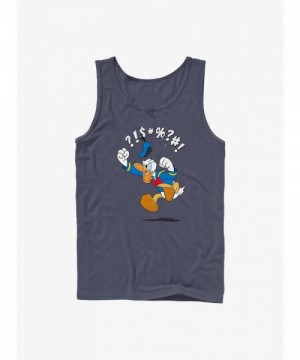 Disney Donald Duck Blue Jump Tank Top for Men