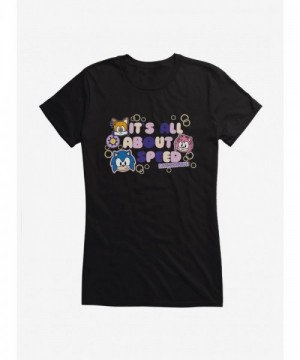 Sonic Speed Girls Lightweight Cotton T-Shirt