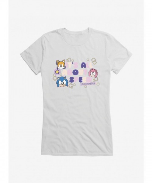 Sonic Speed Girls Lightweight Cotton T-Shirt