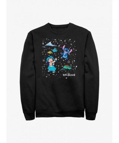 Disney Lilo & Stitch Constellation Crew Sweatshirt $18.08 Sweatshirts