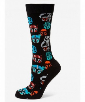 Mandalorian Guild Helmets Black Unisex Crew Socks