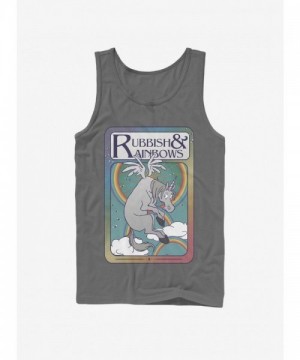 Disney Pixar Onward Unicorn Cotton Tank Top for Men - Grey