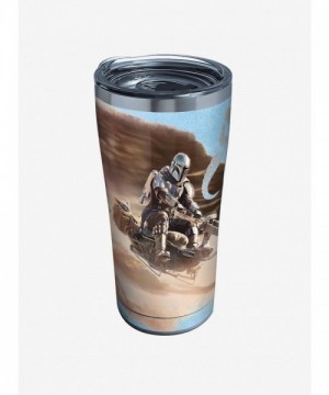 Star Wars Mandalorian Desert Ride 20oz Eco-Friendly Stainless Steel Tumbler with Leak-Proof Lid