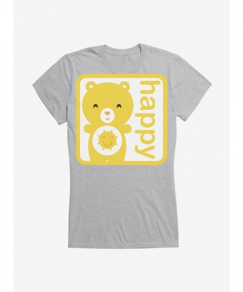 Care Bears Funshine Icon Lightweight Cotton T-Shirt for Girls
