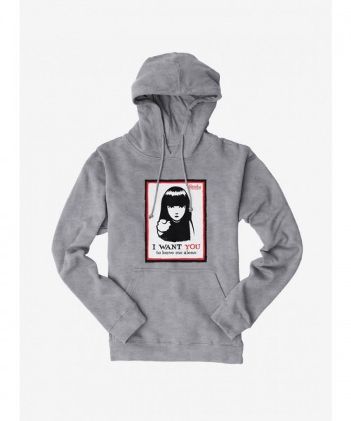Emily The Strange Hoodie - Men's Unisex Heavyweight Fleece Leave Me Alone