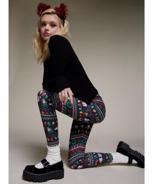 Her Universe Festive Mickey Mouse & Friends Holiday Leggings