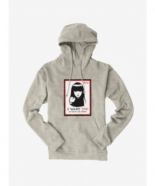 Emily The Strange Hoodie - Men's Unisex Heavyweight Fleece Leave Me Alone