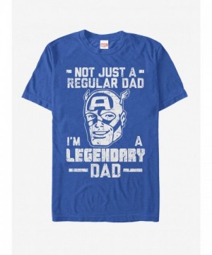 Marvel Legendary Captain America Dad T-Shirt for Men