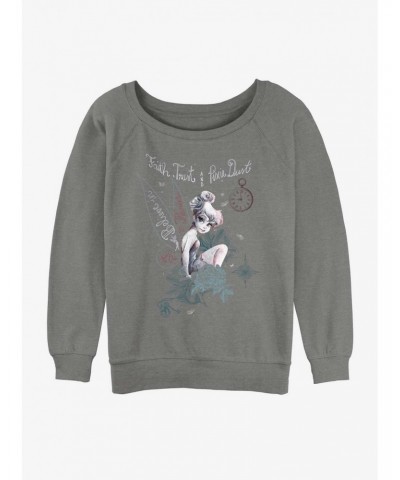 Disney Tinker Bell Pixie Dust Girls Slouchy Sweatshirt $13.65 Sweatshirts