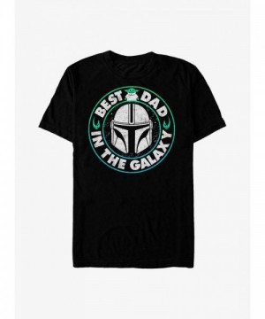 Mandalorian Galaxy Dad T-Shirt for Men - Lightweight Cotton Father's Day Gift