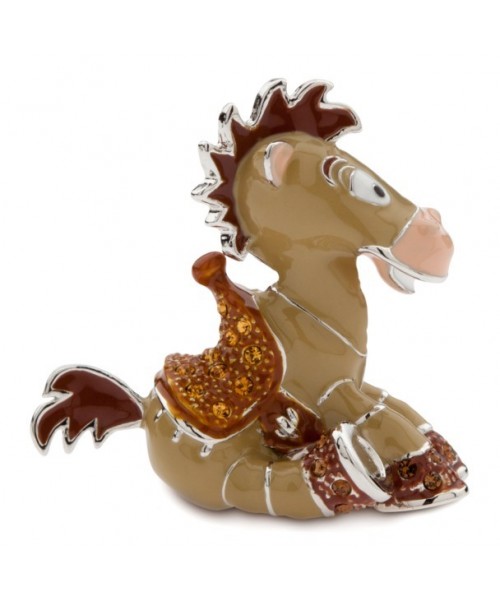 Bullseye Enameled Crystal Mini Figurine by Arribas
